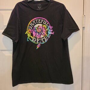 Grateful Dead Dancing High Stepping Bears T-Shirt 2022 Adult Size XL Black Color